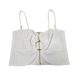 Jagger And Stone Cropped Top Size 2 White